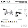 Kingston Brass KS4461PKL Duchess Widespread Bathroom Faucet W/ Brass Pop-Up, Chrome KS4461PKL